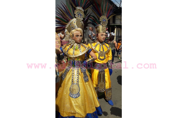 Masaya amanece inundada de sus tradicionales bailes folklóricos 
