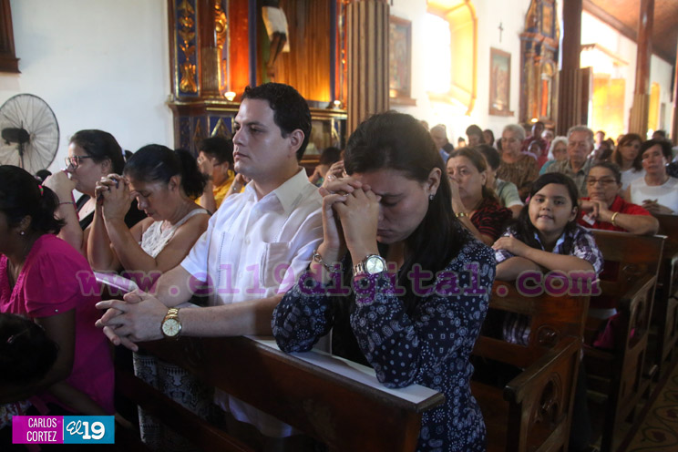Celebran 25 años de vida sacerdotal de Monseñor Rodrigo Urbina, párroco de la Basílica de El Viejo
