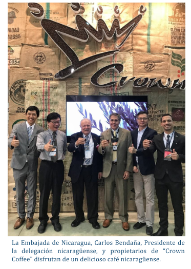 Nicaragua presente en la Feria del Té, Café y Vino 2016, en Taiwán