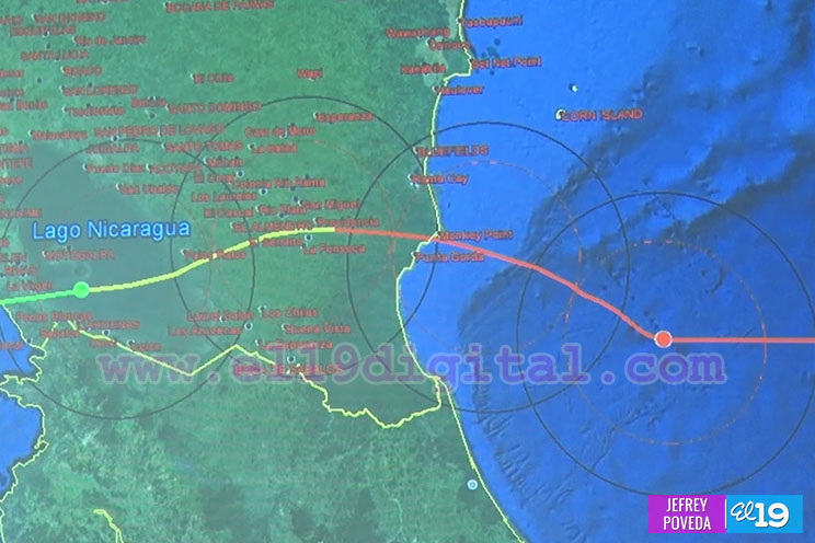 Gobierno de Nicaragua decreta Alerta Amarilla por Tormenta Tropical Otto