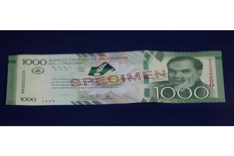 Banco Central emite nuevo billete de C$1000