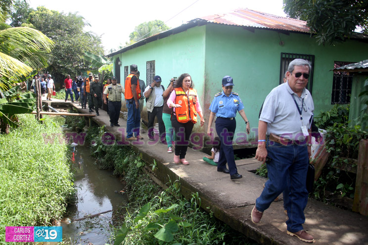 Comisión visita barrios vulnerables de Bluefields 