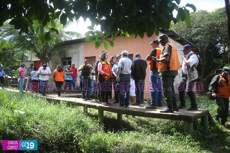 Comisión visita barrios vulnerables de Bluefields 