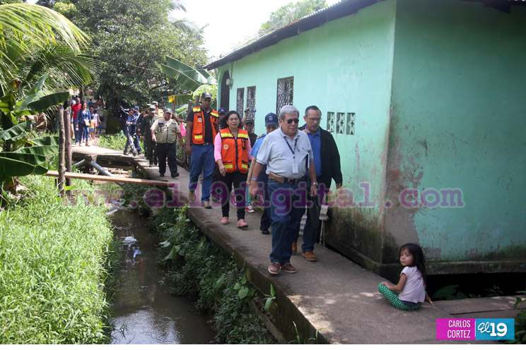 Comisión visita barrios vulnerables de Bluefields 