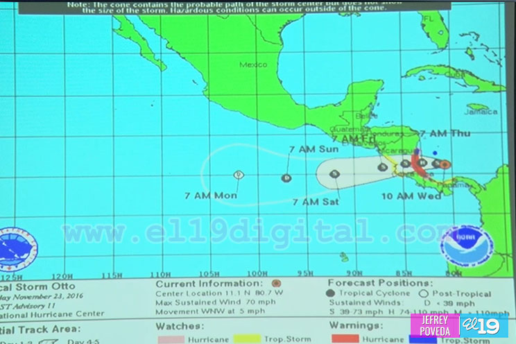 Nicaragua en Alerta: 'Otto' sigue siendo una amenaza para el país