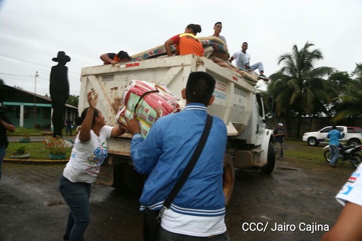 Juventud Sandinista prepara condiciones en albergues temporales para atender a familias