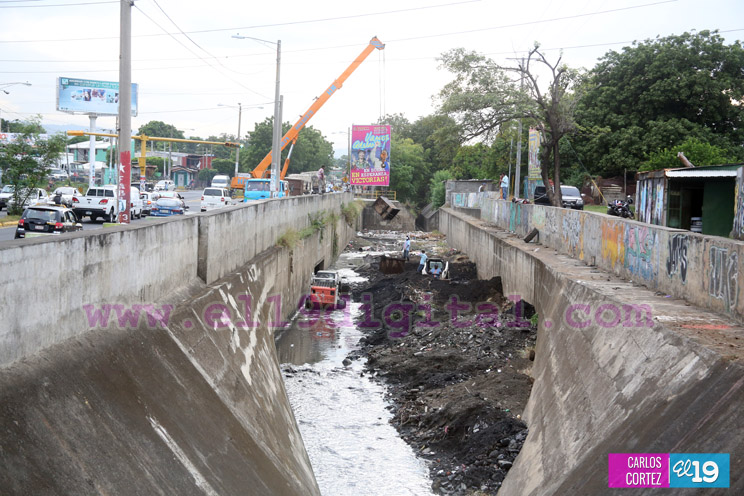 Alcaldía de Managua ejecuta plan especial de atención al sistema de drenaje ante posible incremento de lluvias