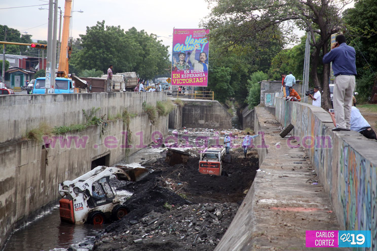 Alcaldía de Managua ejecuta plan especial de atención al sistema de drenaje ante posible incremento de lluvias