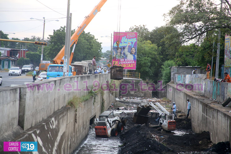 Alcaldía de Managua ejecuta plan especial de atención al sistema de drenaje ante posible incremento de lluvias