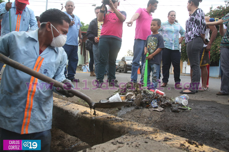 Alcaldía de Managua ejecuta plan especial de atención al sistema de drenaje ante posible incremento de lluvias