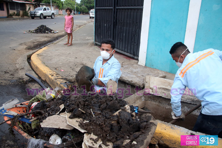 Alcaldía de Managua ejecuta plan especial de atención al sistema de drenaje ante posible incremento de lluvias
