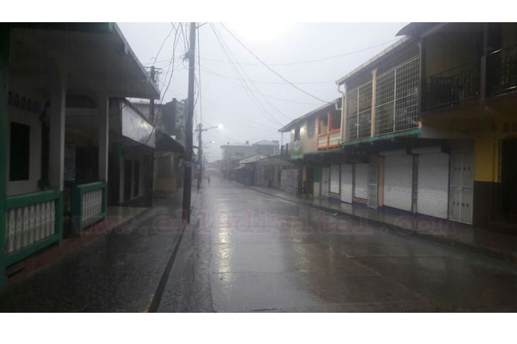 Empieza a llover en la Costa Caribe Sur