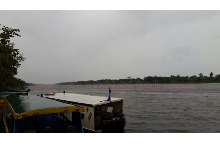 Aumentan vientos y precipitaciones en San Juan de Nicaragua 