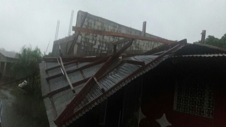 San Carlos reporta fuertes lluvias con ráfagas de vientos