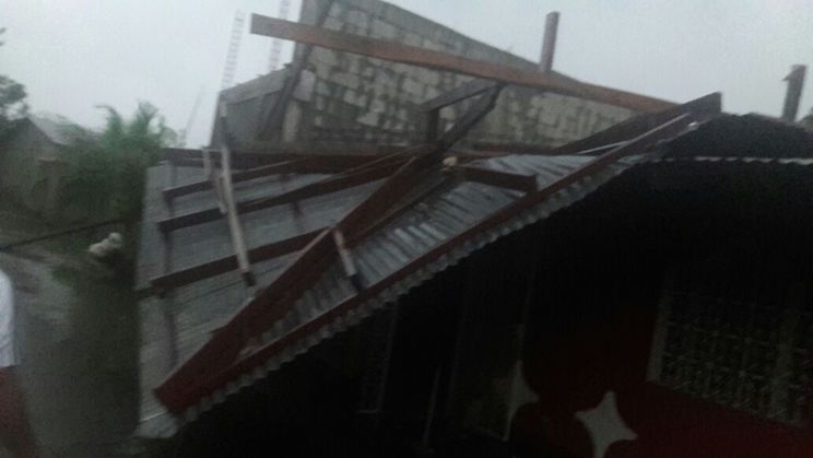 San Carlos reporta fuertes lluvias con ráfagas de vientos