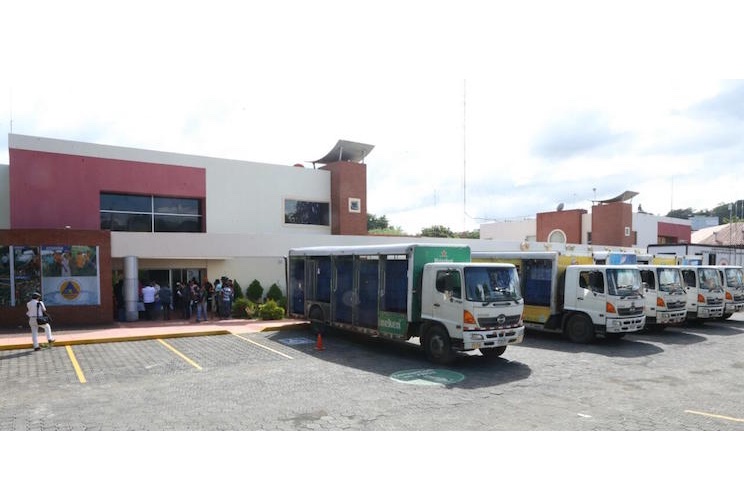 SINAPRED recibe donativo de víveres de la Compañia Cervecera de Nicaragua
