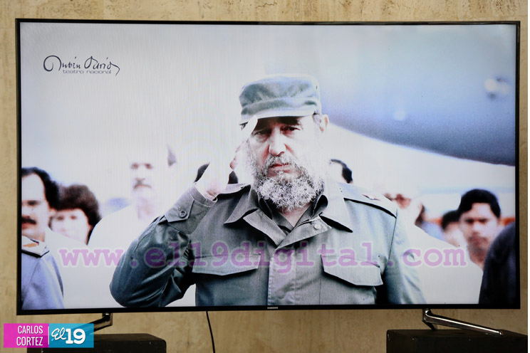 Nicaragua honra al Comandante Fidel