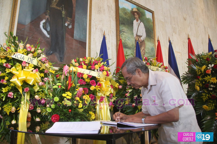 Nicaragua honra al Comandante Fidel