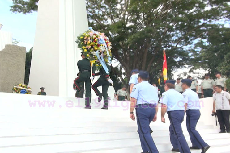 Ejército de Nicaragua recuerda al Comandante Fidel en homenaje a los soldados de la Patria