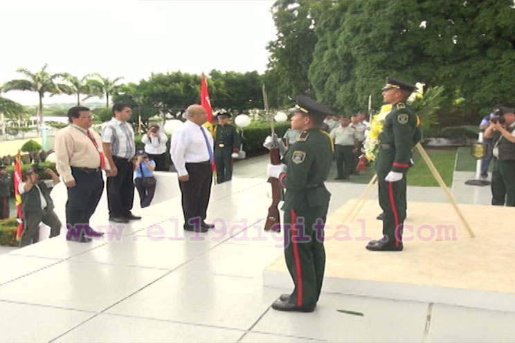 Ejército de Nicaragua recuerda al Comandante Fidel en homenaje a los soldados de la Patria