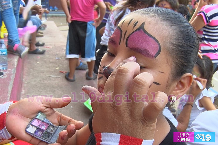 Familias disfrutan de una tarde recreativa en barrio Pedro Joaquín Chamorro