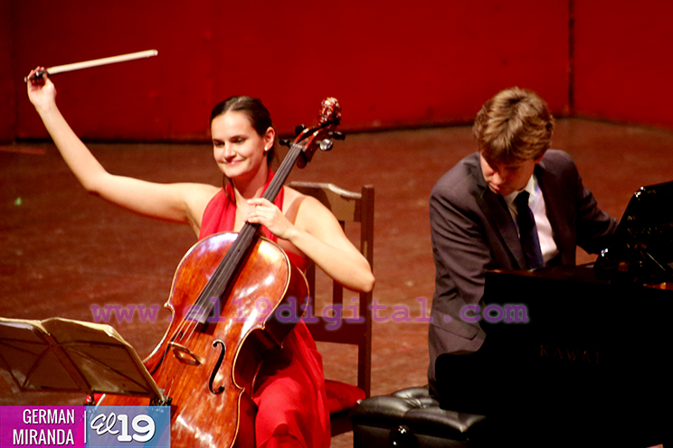 La magia del piano y el violonchelo en concierto en el Teatro Nacional Rubén Darío