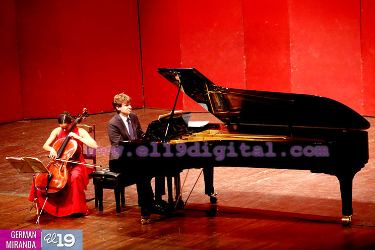 La magia del piano y el violonchelo en concierto en el Teatro Nacional Rubén Darío