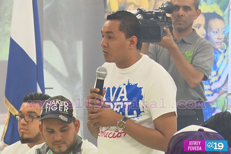 Juventud Sandinista celebra su Consejo Nacional homenajeando al Comandante Fidel Castro