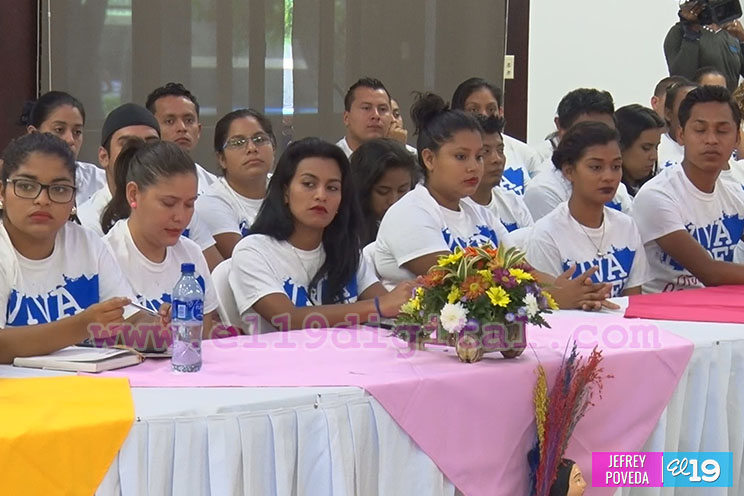 Juventud Sandinista celebra su Consejo Nacional homenajeando al Comandante Fidel Castro