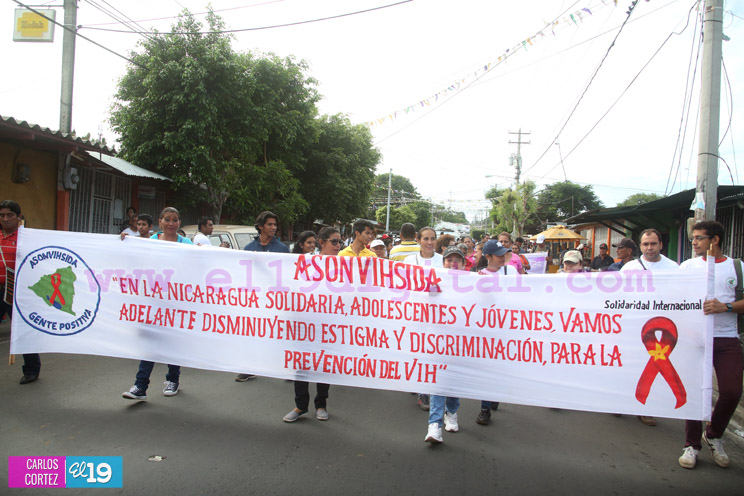 Nicaragua se solidariza con personas portadoras de VIH-SIDA