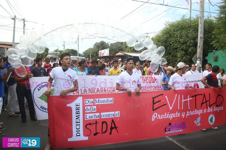 Nicaragua se solidariza con personas portadoras de VIH-SIDA