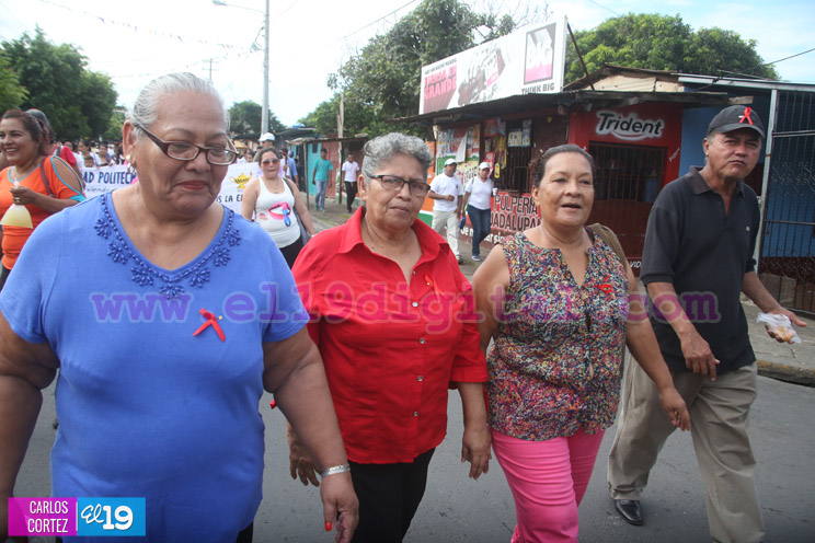 Nicaragua se solidariza con personas portadoras de VIH-SIDA