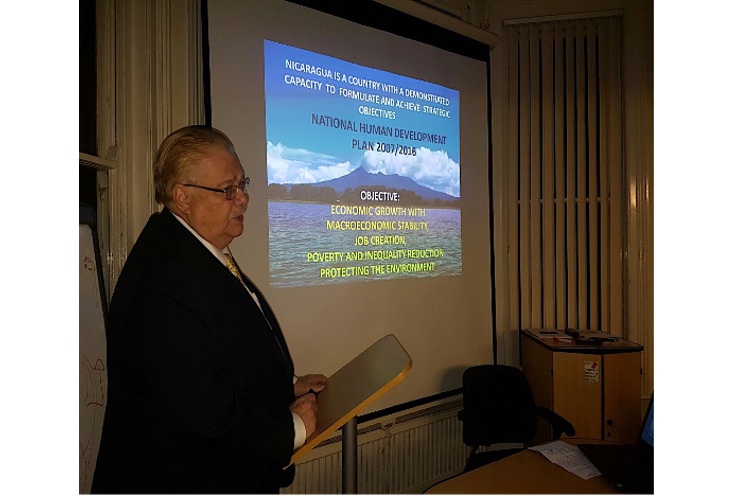 Ministro Paul Oquist invitado por Universidad de Oxford para dictar conferencia Nicaragua, pasado, presente y futuro