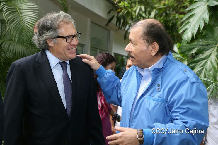 Presidente Daniel y Compañera Rosario se reúnen con el Secretario General de la OEA, Luis Almagro