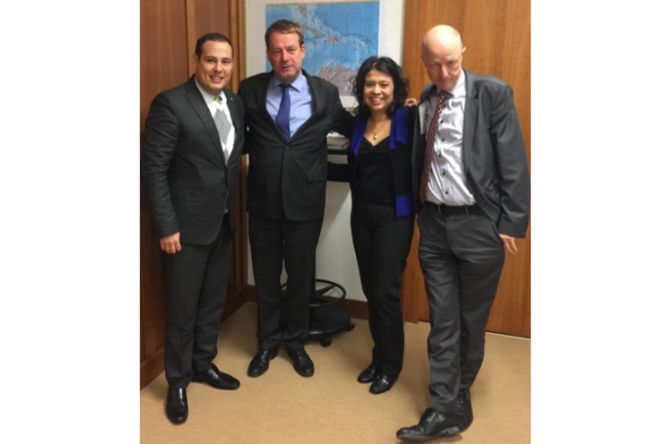 Encuentro de altos funcionarios de Nicaragua y Alemania en la sede del Ministerio Federal de Relaciones Exteriores en Berlín