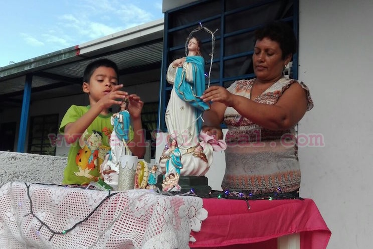 Preparan altares a la Purísima