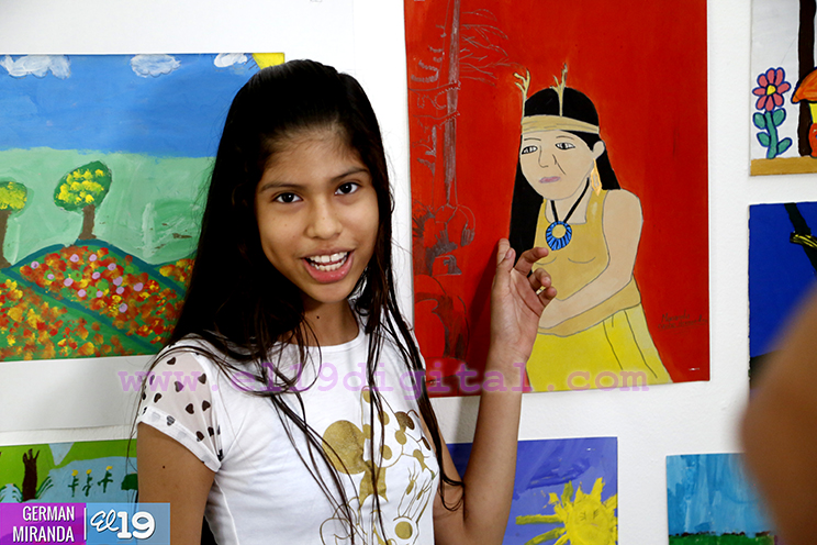 Dedican exposición infantil de pintura al Comandante Fidel Castro