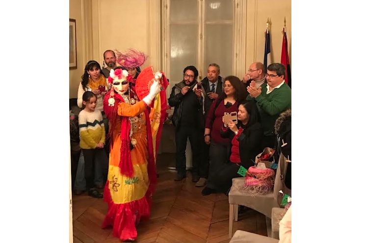 Nicaragüenses en Francia celebran la Purísima Concepción