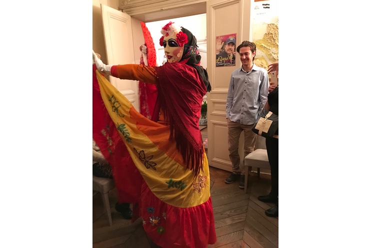 Nicaragüenses en Francia celebran la Purísima Concepción
