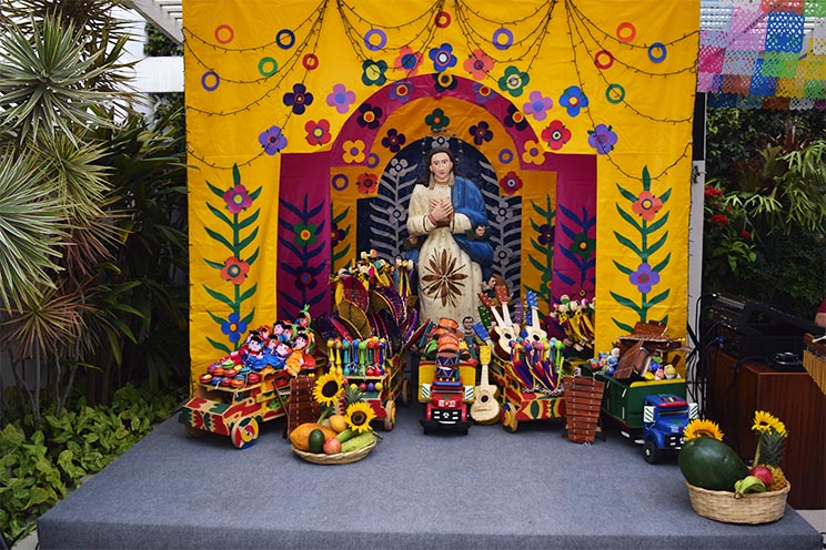 Embajada de Nicaragua en Perú celebra la Gritería en honor de la Purísima Concepción de María