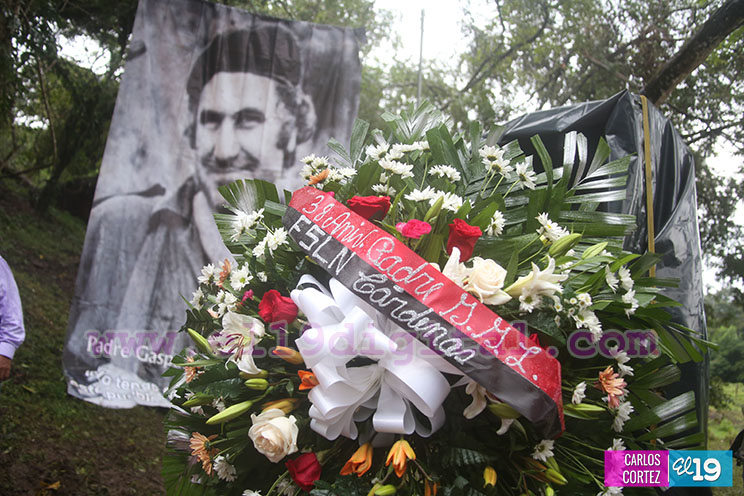 Rivenses reconocen legado del Cura Guerrillero, Comandante Gaspar García Laviana