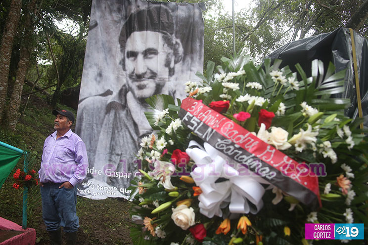 Rivenses reconocen legado del Cura Guerrillero, Comandante Gaspar García Laviana