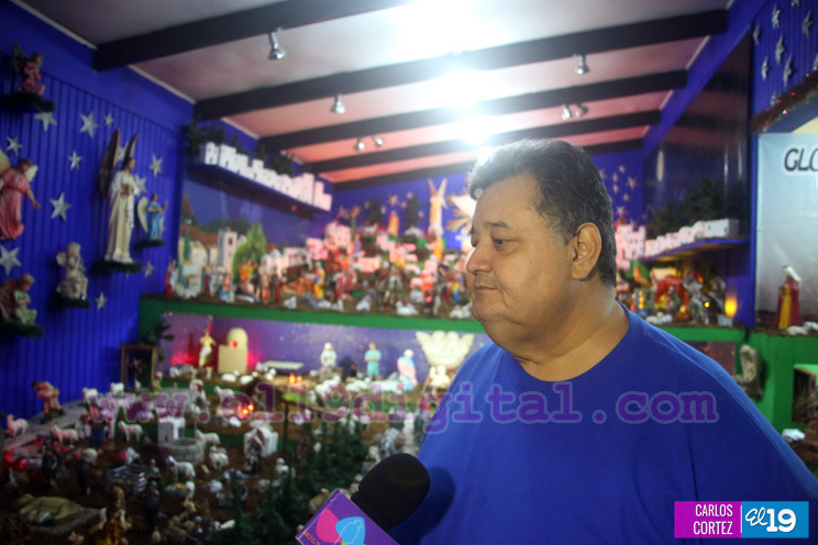 Familia Pastora abre las puertas de su casa para la exhibición de nacimiento más grande de Nicaragua