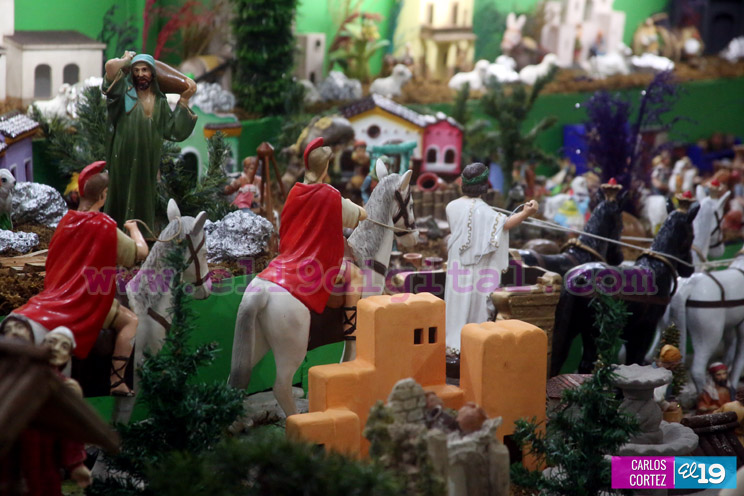 Familia Pastora abre las puertas de su casa para la exhibición de nacimiento más grande de Nicaragua