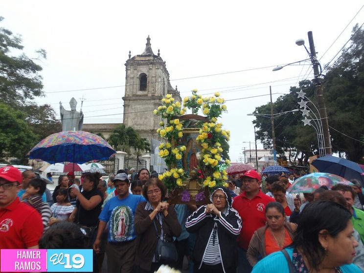 Jinotepe rindió homenaje a la Virgen de Guadalupe