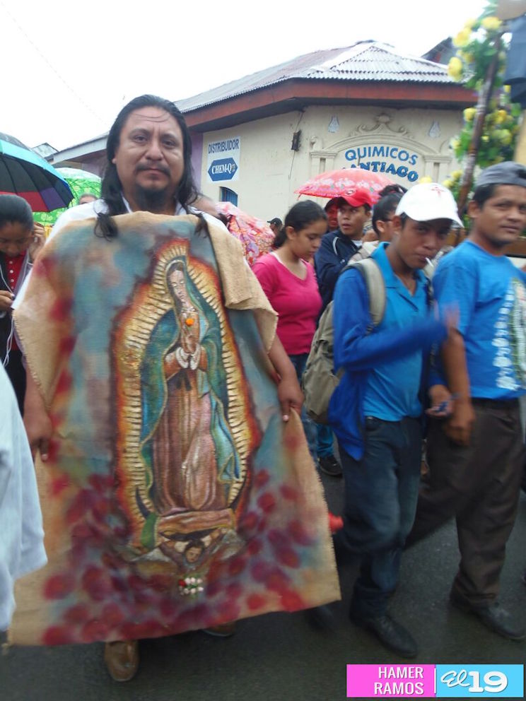 Jinotepe rindió homenaje a la Virgen de Guadalupe