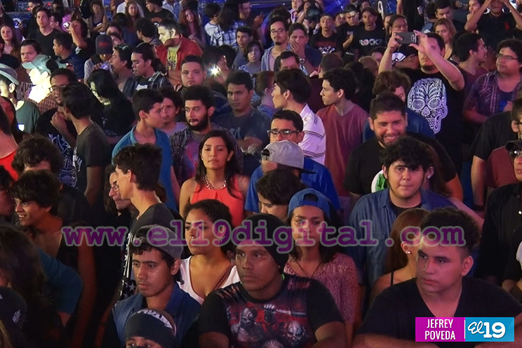 Bandas de Rock Nica encienden el Paseo de los Estudiantes