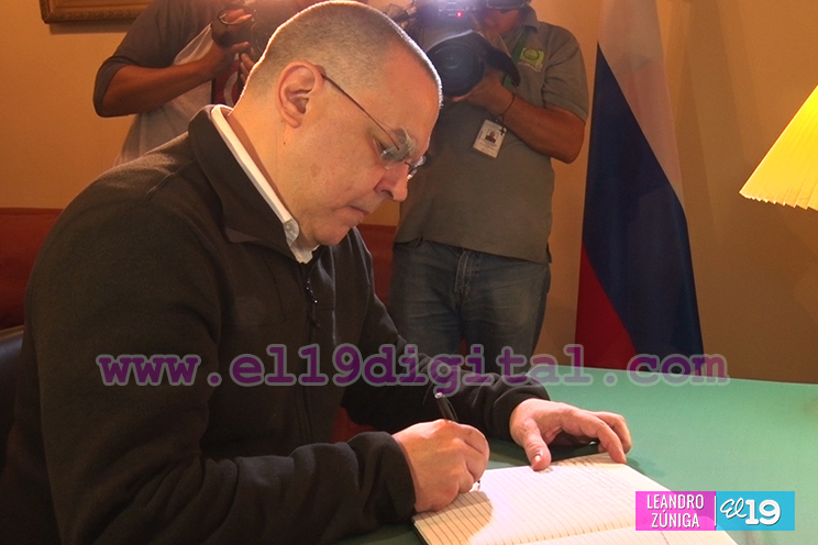 Presentan en Nicaragua sentidas condolencias por asesinato de Embajador de Rusia en Turquía 