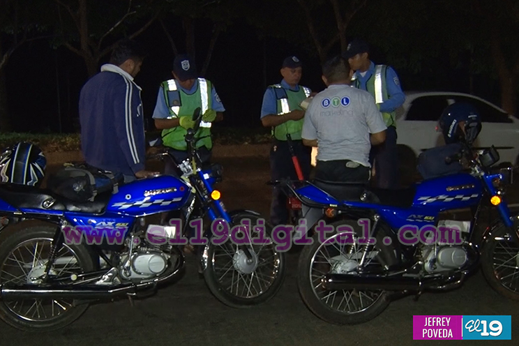 Policía Nacional ejecuta Plan Retén en Carretera a Masaya