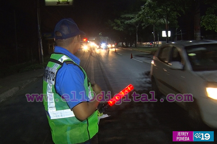 Policía Nacional ejecuta Plan Retén en Carretera a Masaya